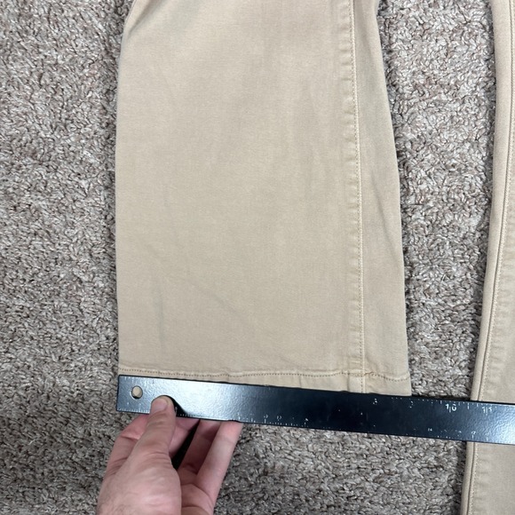 American Eagle Outfitters Womens Kick Boot Pants Tan Khaki Size 10 Short - Picture 4 of 9